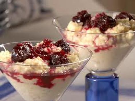 Coconut, Lime&Raspberry Rice Pudding
